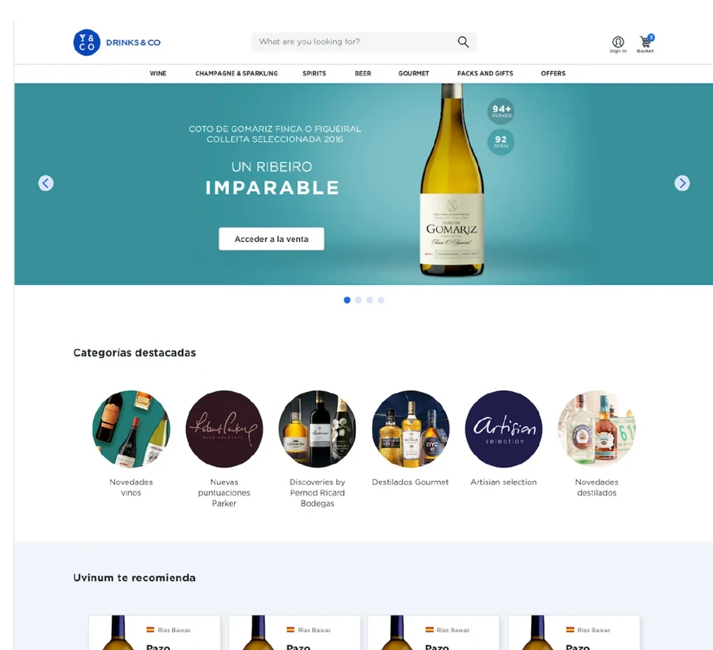 Drinks&Co marketplace